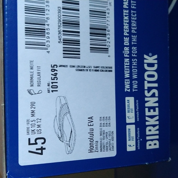 Birkenstock Men 12 Zinnia Honolulu EVA Flip Flop New with box - Picture 6 of 9